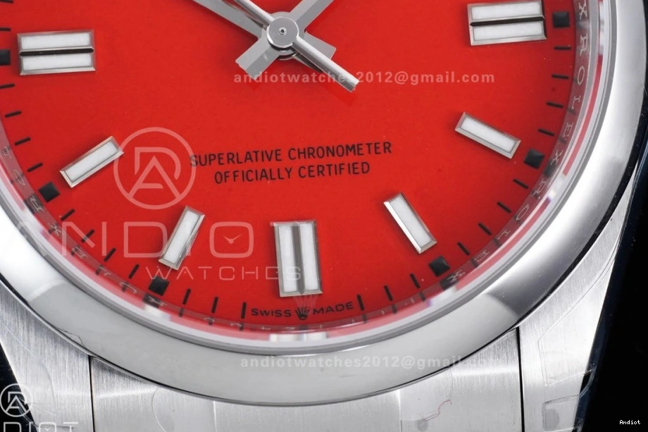 VSF Perpetual Dial V2 DD3230 Red Steel 126000 1:1 Oyster Best 904L 36mm Edition 1123